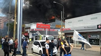 El incendio se produjo en