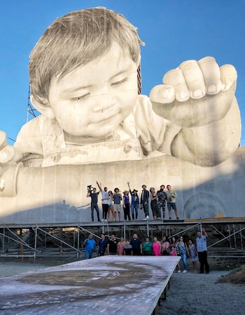 La instalación también incluyó una