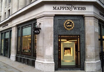 La joyería Mappin and Webb, en Regent Street, en el centro de Londres
