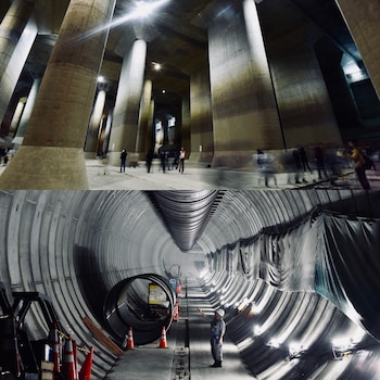 Detalle de la majestuosa obra de ingeniería