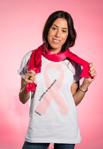 La joven diseñadora Sofía brindó