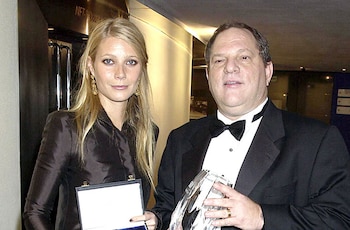 Gwyneth Paltrow y Harvey Weinstein