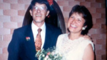 Rita y Eduardo, cuando se casaron en Posadas, en marzo de 1996. Un año y medio antes de la tragedia.
