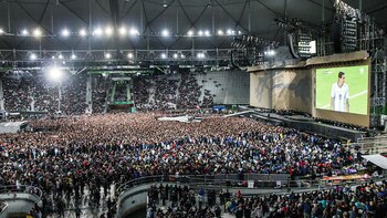 Di María le roba momentáneamente