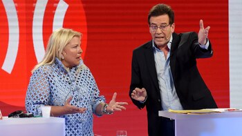 Elisa Carrió y Marcelo Ramal