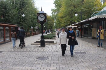 Boulevar Pushkin, donde se suceden