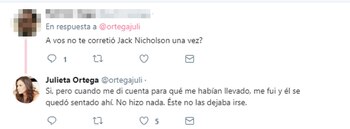 La actriz respondió sobre la