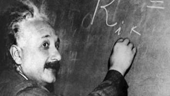 Einstein entregó un manuscrito en