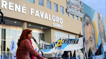 Cristina Kirchner en un acto