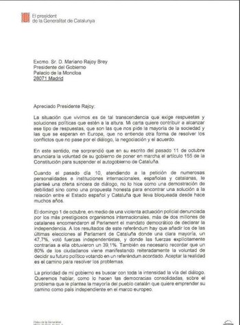 La primera página de la