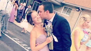 Tina Frost y su novio