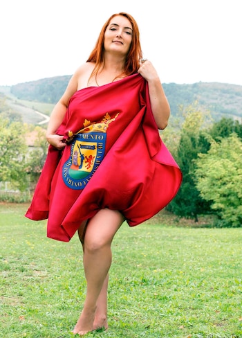 Elvira García aceptó posar para