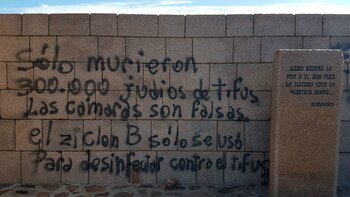 Una de las pintadas del