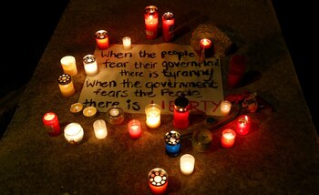 Una vigilia fue organizada en