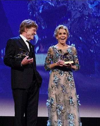 Jane Fonda y Robert Redford