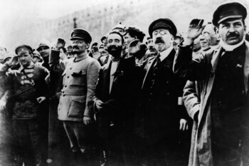 Líderes comunistas, incluidos Stalin y