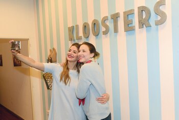 Con Carla Peterson. Foto: Fabián