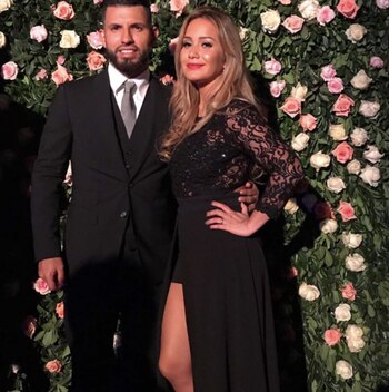 Con el Kun, su última