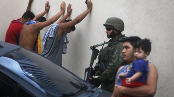 Uno de los operativos contra