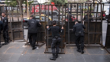 Las vallas en Plaza de
