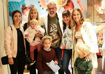 Benito y Marina con Virginia