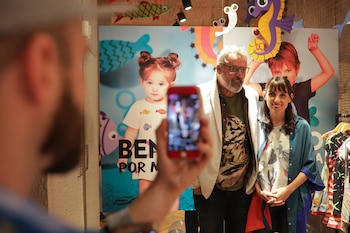 Benito y su hija Marina