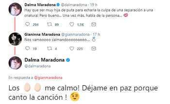El descargo de Dalma Maradona