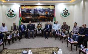 Líderes del grupo terrorista Hamas