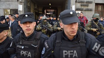 La morgue judicial, esta mañana,