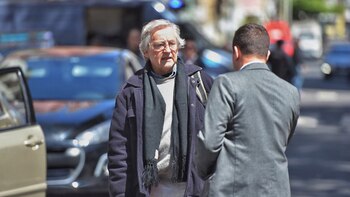 Alejandro Inchaurregui, esta mañana al