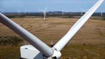 El magnate, subido a la