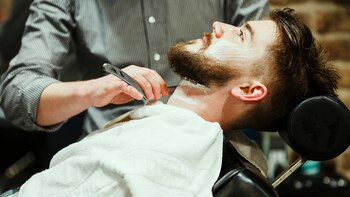 La barba puede cortarse con