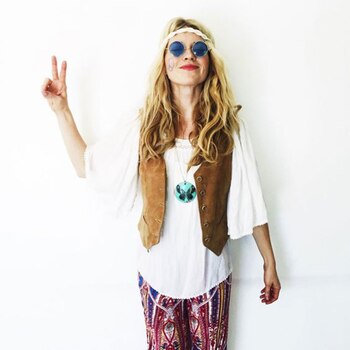 El look de hippie es