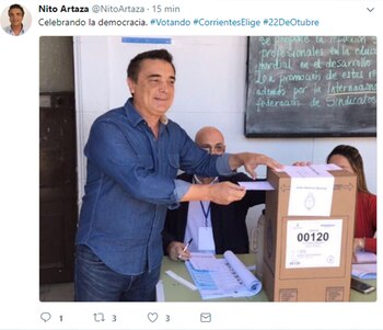 El voto de Nito Artaza