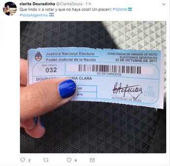 El voto de Clarita Douradinha