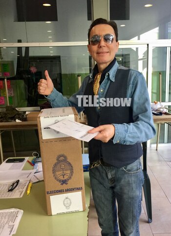 Marcelo Polino votó en Recoleta