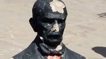 Aquí se aprecian los daños