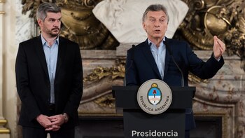 Mauricio Macri y Marcos Peña