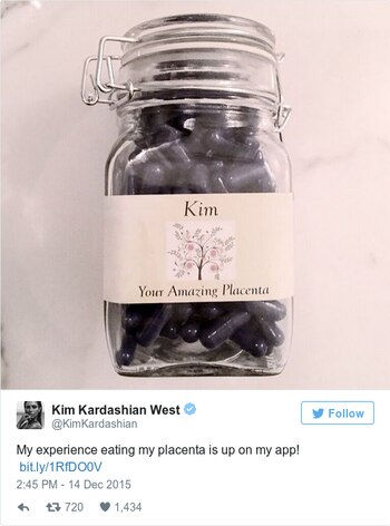 Las píldoras de Placenta de