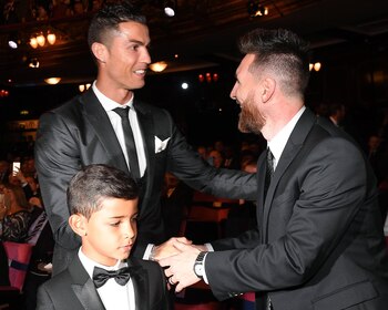 Cristiano Ronaldo y Messi juntos