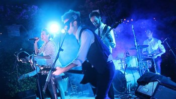 Francisco Andrade tocando en Italia