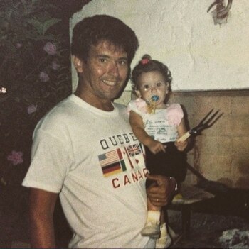 Una vieja foto con el