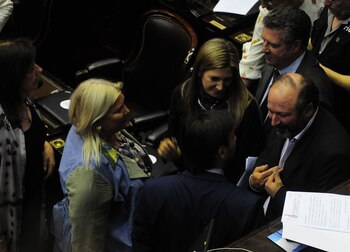 La diputada Elisa Carrió