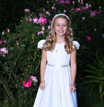 Con 9 años Taína sigue los pasos de su mamá.