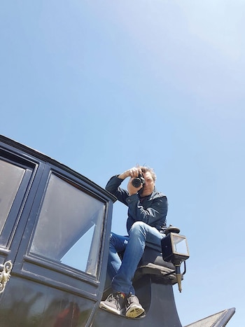 Marcelo Cepeda en plena acción