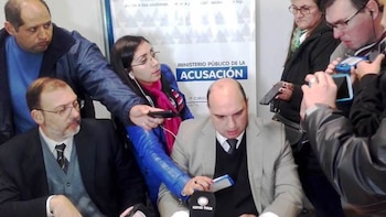 El fiscal Roberto Apullán, en