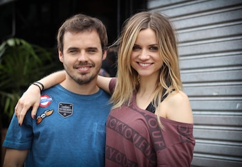 Benjamin Rojas y Paula Cancio,