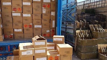 Cargamento de explosivos argentinos encontradas