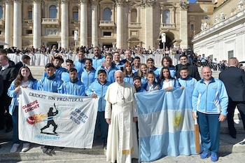 El equipo en pleno, con