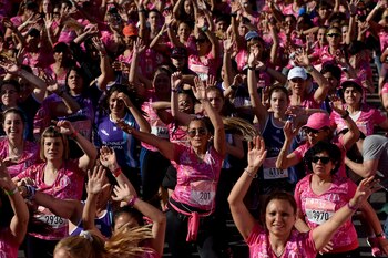 Las chicas entrenaron con antelación